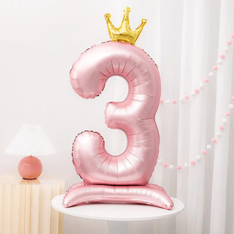 ballon-chiffre-trois-couronne-rose
