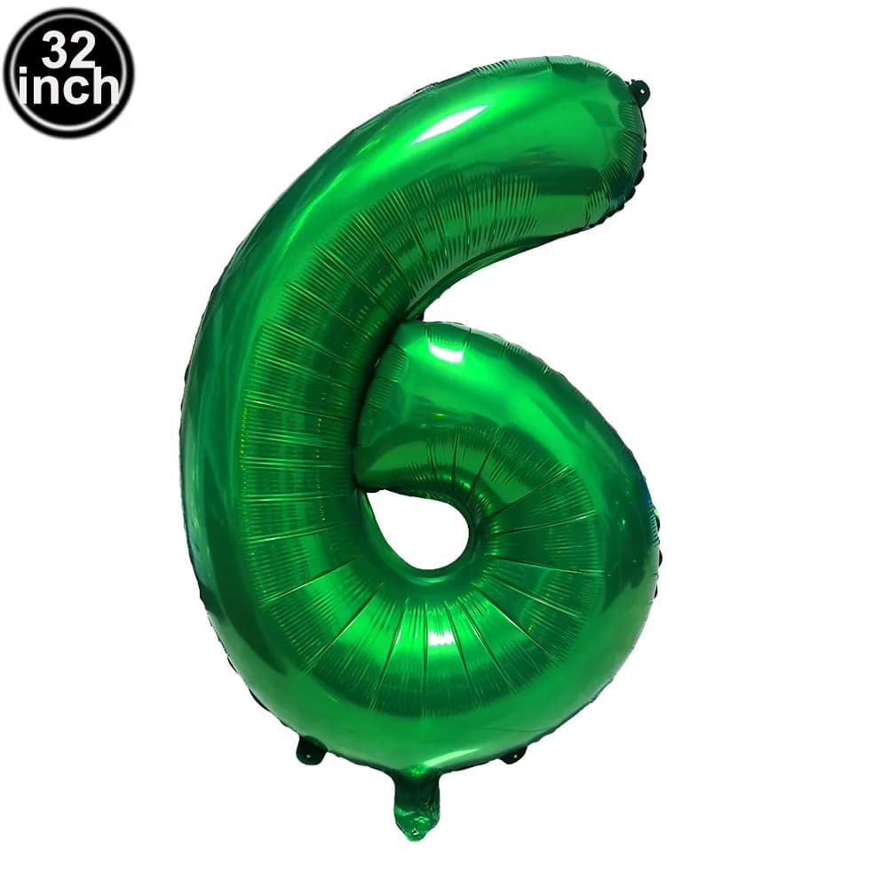 Ballon anniversaire - ballon vert éclatant