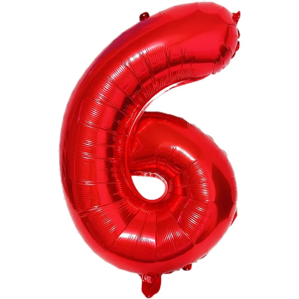 Ballon anniversaire - ballon rouge éclat